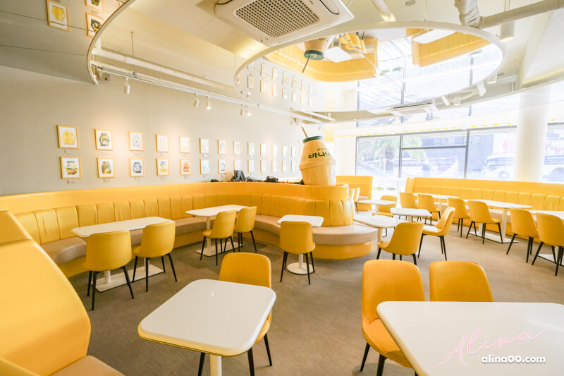 【濟州島美食】香蕉牛奶咖啡館-YELLOW CAFE,週邊小物好好買 @Alina 愛琳娜