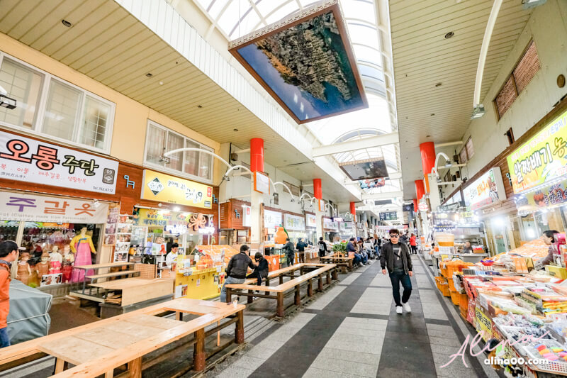 【韓國濟州島】濟州 西歸浦每日偶來市場-美食小吃多,偶來小路6號線 @Alina 愛琳娜
