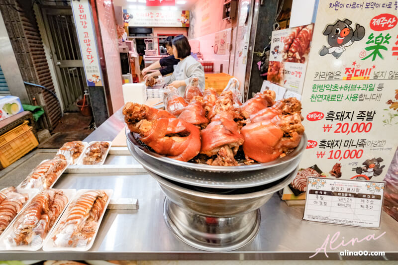 【韓國濟州島】濟州 西歸浦每日偶來市場-美食小吃多,偶來小路6號線 @Alina 愛琳娜