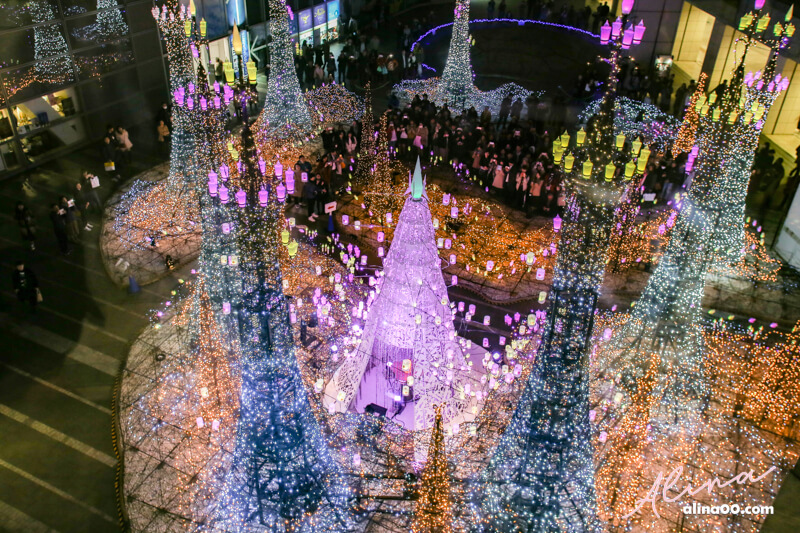 【東京景點】汐留 Caretta 迪士尼主題聖誕節點燈,浪漫夢幻夜景 @Alina 愛琳娜