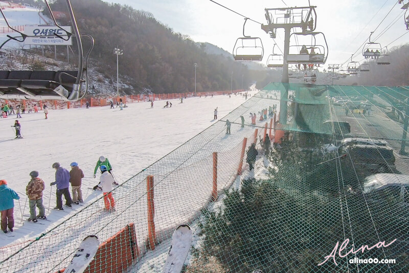 【韓國滑雪】韓國滑雪 一日遊去洪川大明滑雪村，教學裝備全包 @Alina 愛琳娜
