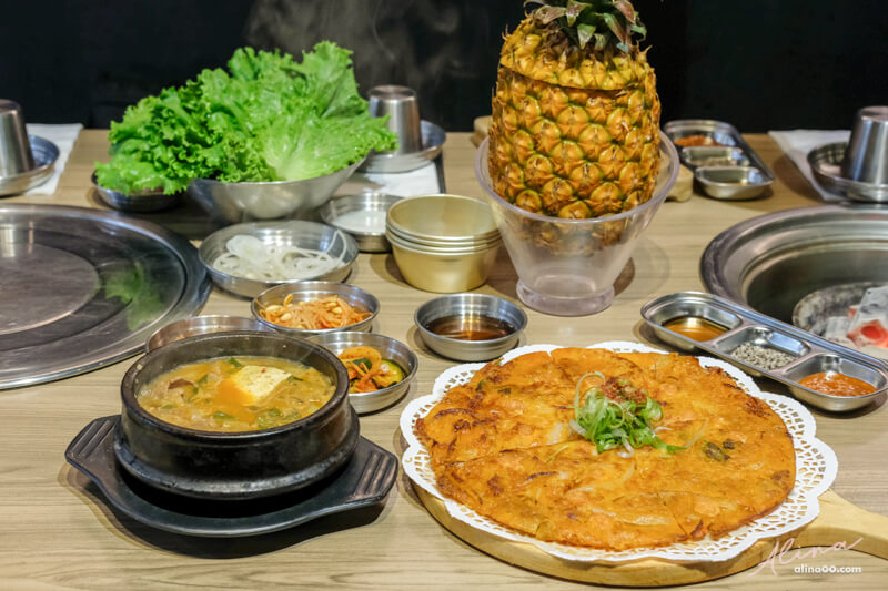 【台北美食】台韓民國 東區韓式烤肉 牛豬烤肉拼盤+韓式豬血腸 @Alina 愛琳娜