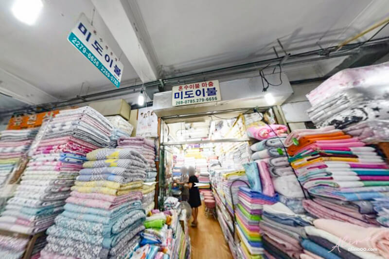 【首爾購物】廣藏市場棉被-推薦買棉被店、價格及材質比較 @Alina 愛琳娜