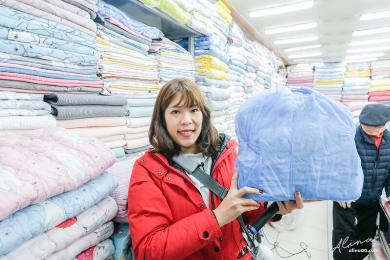 【首爾購物】廣藏市場棉被-推薦買棉被店、價格及材質比較 @Alina 愛琳娜