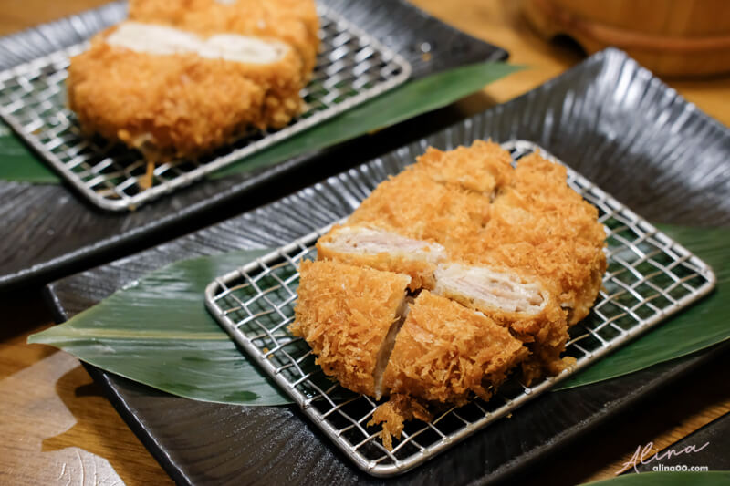 【台北美食】晴木千層豬排 微風南山店：招牌三元豚日式豬排飯 @Alina 愛琳娜