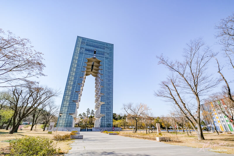 【慶州景點】慶州普門觀光園區：慶州塔EXPO公園.普門亭.水車廣場 @Alina 愛琳娜