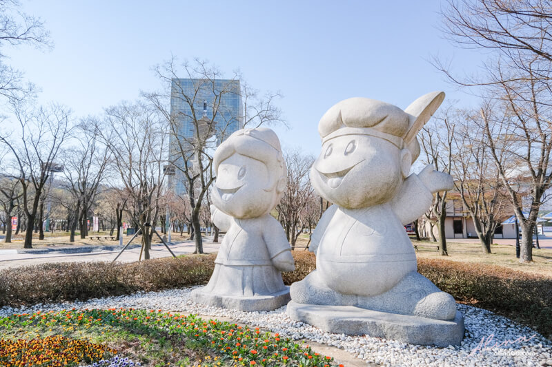 【慶州景點】慶州普門觀光園區：慶州塔EXPO公園.普門亭.水車廣場 @Alina 愛琳娜
