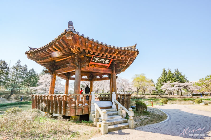 【慶州景點】慶州普門觀光園區：慶州塔EXPO公園.普門亭.水車廣場 @Alina 愛琳娜