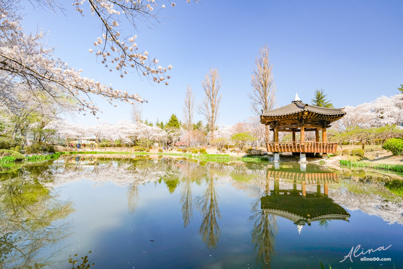 【慶州景點】慶州普門觀光園區：慶州塔EXPO公園.普門亭.水車廣場 @Alina 愛琳娜
