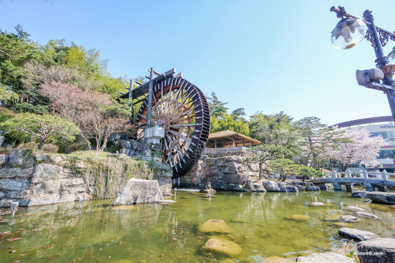 【慶州景點】慶州普門觀光園區：慶州塔EXPO公園.普門亭.水車廣場 @Alina 愛琳娜