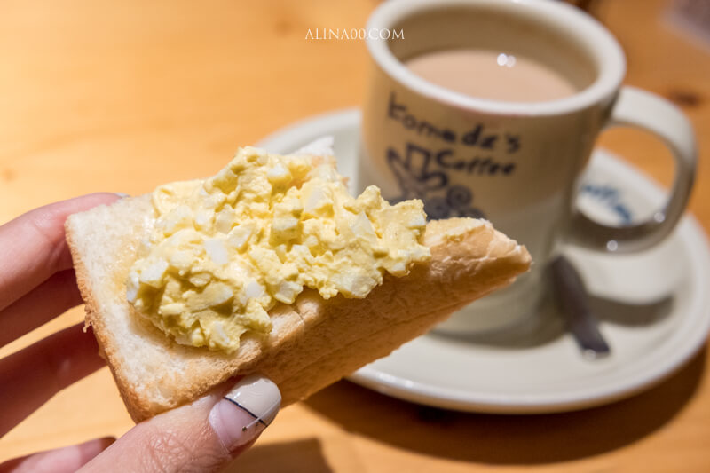 【名古屋美食】コメダ客美多珈琲店 名古屋榮店｜早餐買咖啡送奶油吐司 @Alina 愛琳娜