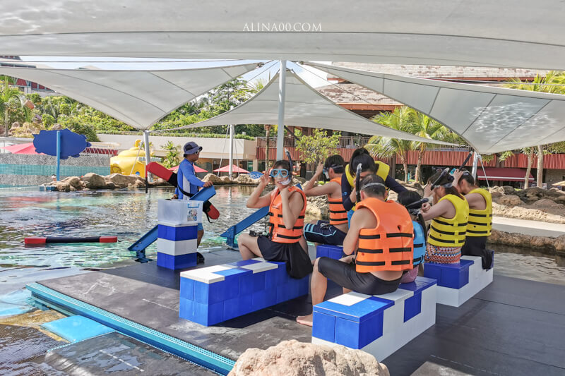 【新加坡景點】 水上探險樂園 夏日玩水推薦｜彩虹礁游、海底行 @Alina 愛琳娜