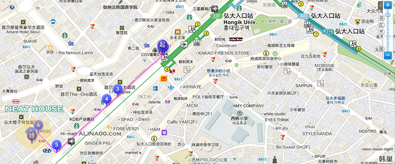 【首爾住宿】 Neat House 弘大民宿｜住宿推薦舒服溫馨的可愛風格 @Alina 愛琳娜