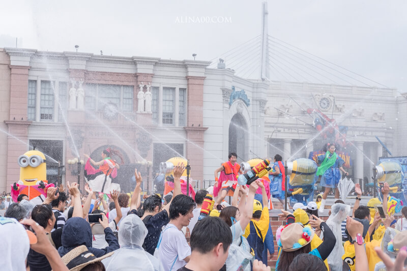 【大阪景點】日本環球影城 Extra Cool Summer｜跟小小兵、航海王玩水全面淋濕！ @Alina 愛琳娜