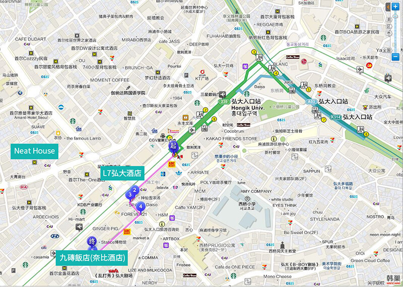 首爾弘大九磚飯店(奈比酒店) 9 Brick Hotel｜復古歐風高質感 @Alina 愛琳娜