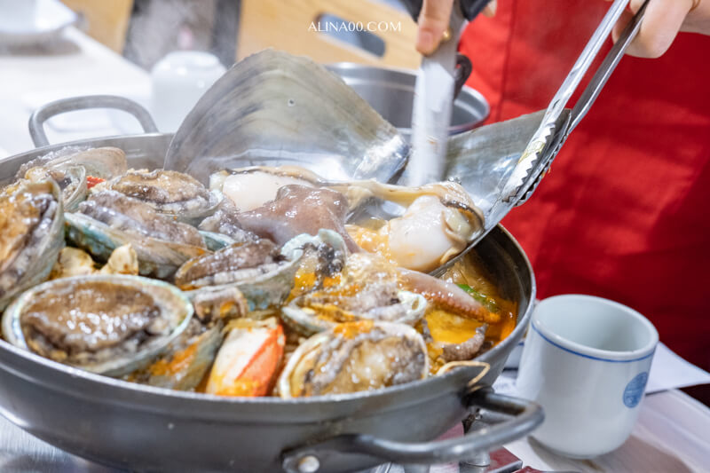 【濟州島美食】濟州市-大元家-鮑魚海鮮鍋、烤馬頭魚招牌推薦必吃！ @Alina 愛琳娜