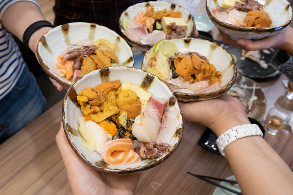 【台北美食】 小六食堂 日式料理｜無菜單也有海鮮丼，沒訂位吃不到！ @Alina 愛琳娜
