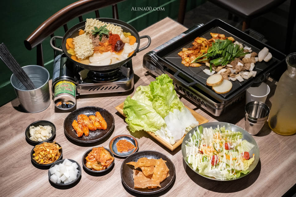 【台北美食】男宅韓館 돼지곱창｜韓式烤腸半半+泡菜鍋韓味十足 @Alina 愛琳娜