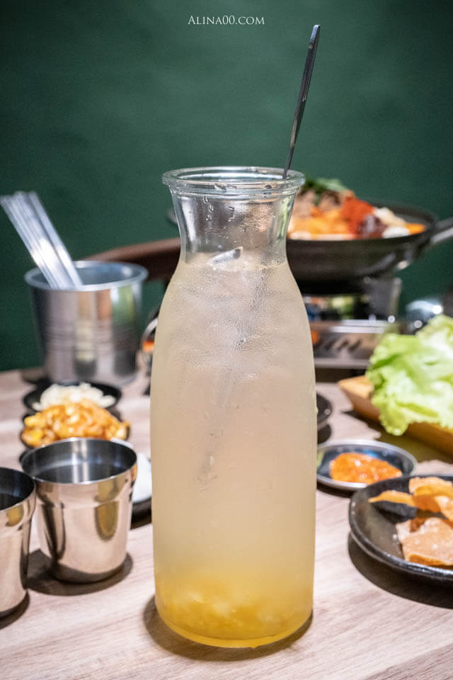 【台北美食】男宅韓館 돼지곱창｜韓式烤腸半半+泡菜鍋韓味十足 @Alina 愛琳娜
