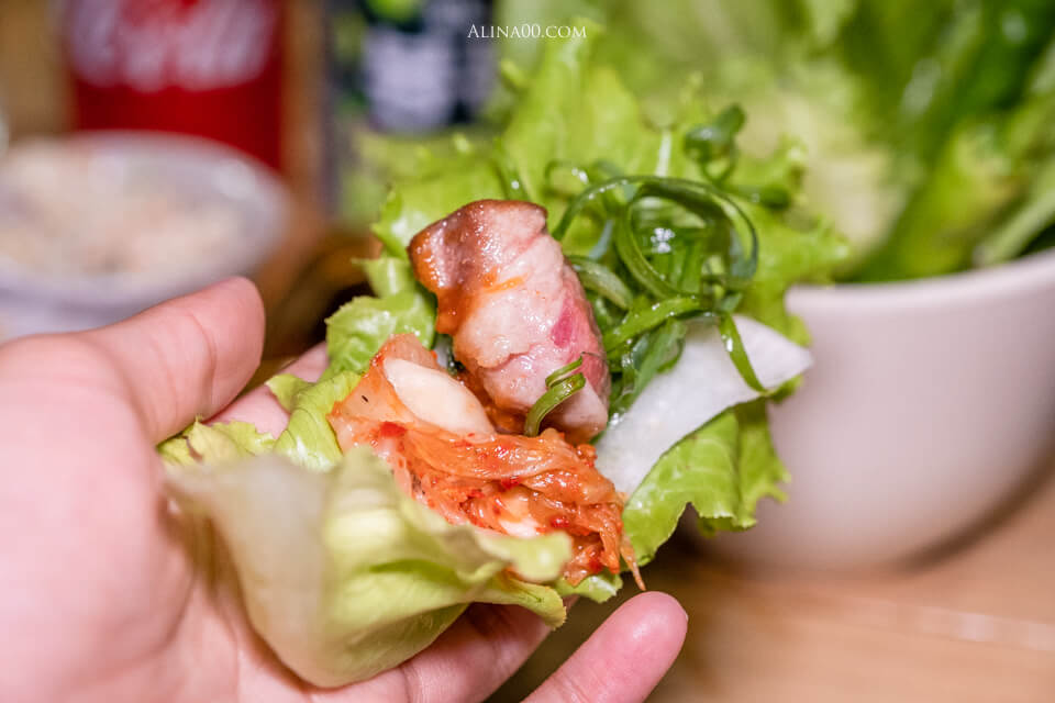 【台北美食】東區-料韓男韓式烤肉｜韓國熟成豬五花香彈好吃 @Alina 愛琳娜