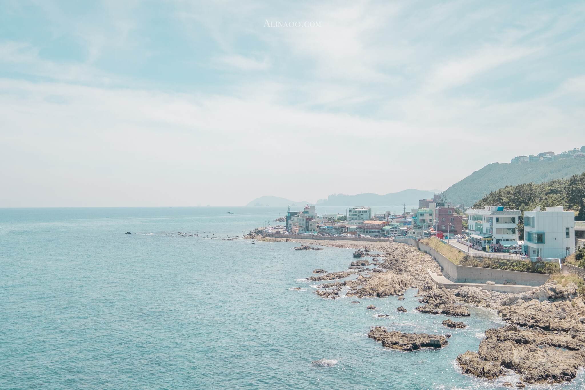 【釜山景點】青沙浦天空步道、紅白燈塔｜免費海景絕觀景點 @Alina 愛琳娜