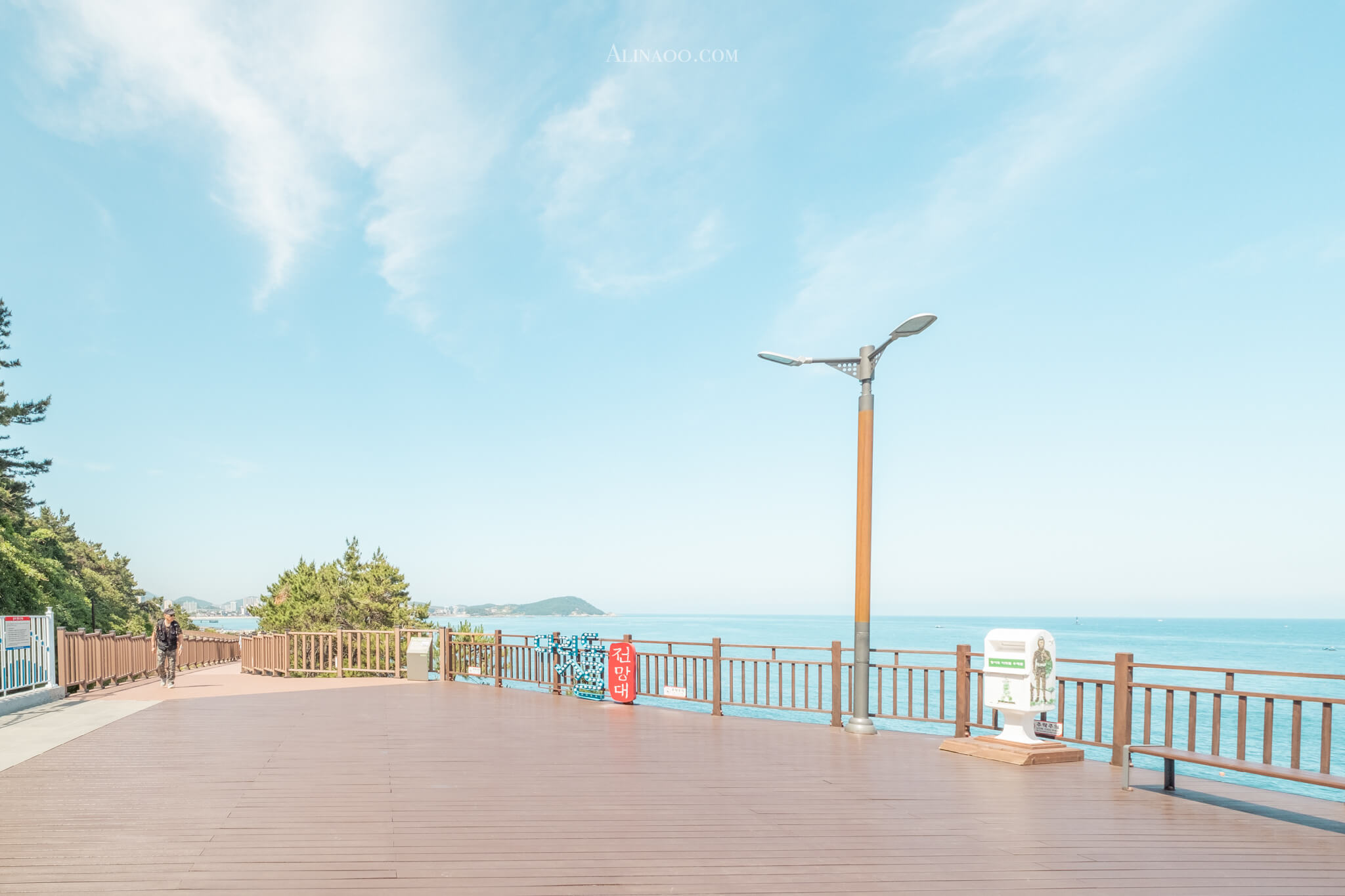 【釜山景點】青沙浦天空步道、紅白燈塔｜免費海景絕觀景點 @Alina 愛琳娜