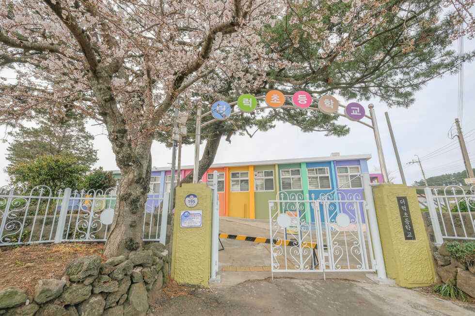【濟州島景點】彩虹小學 더럭초등학교 七彩繽紛的可愛景點 @Alina 愛琳娜