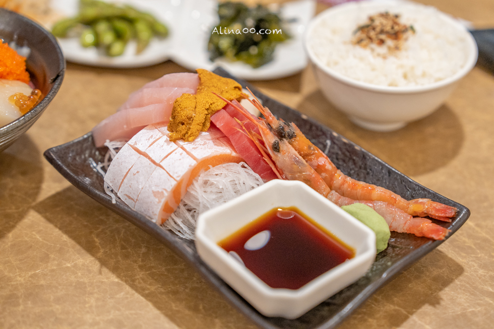 【台北美食】內湖 金泰日式料理｜生魚片海鮮蓋飯比定食優秀 @Alina 愛琳娜