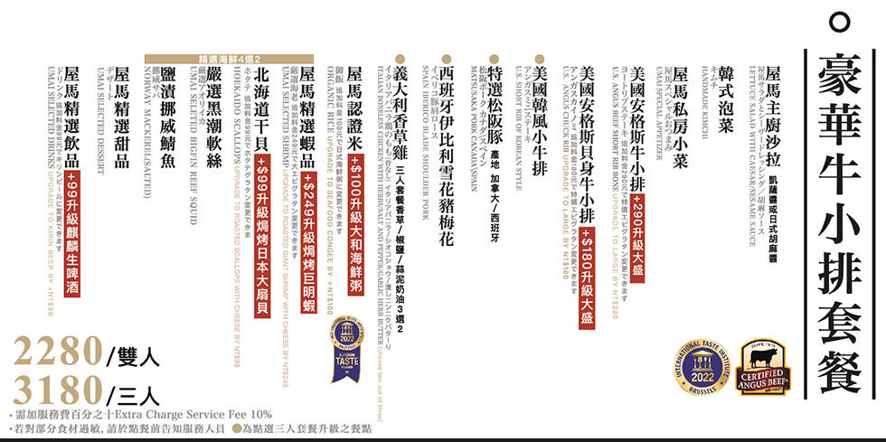 【台中美食】 屋馬燒肉-文心店｜豪華全牛套餐金澎湃，最愛牛小排！ @Alina 愛琳娜