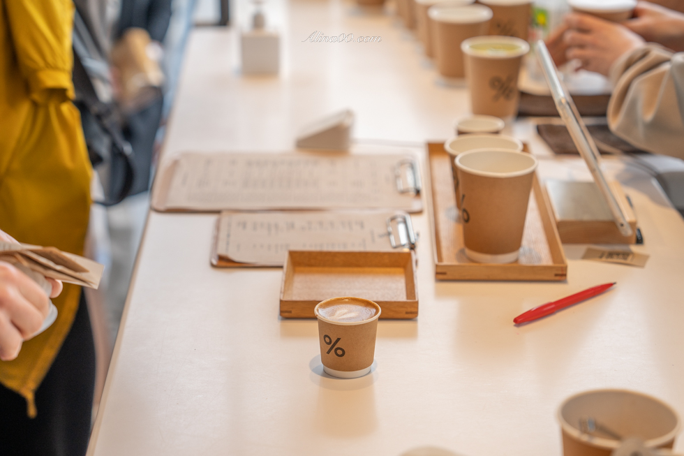 【京都咖啡】% ARABICA 京都嵐山店｜香醇拿鐵與渡月橋美景相伴 @Alina 愛琳娜