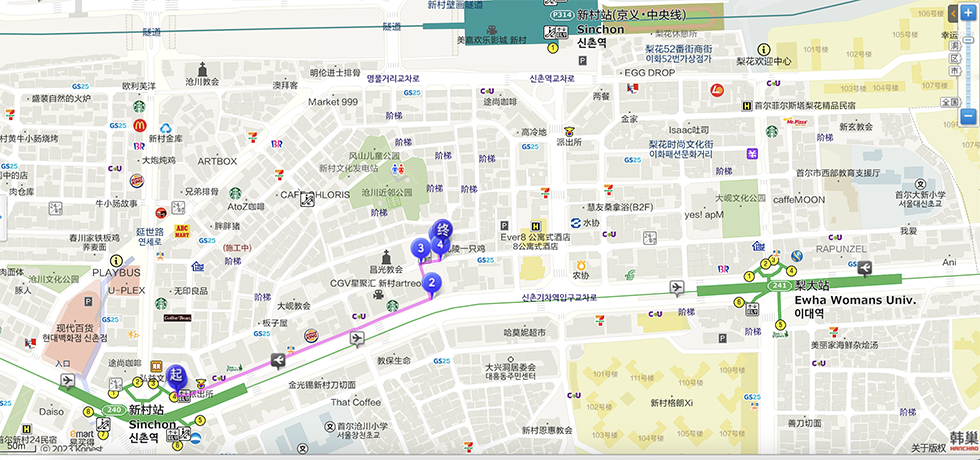 孔陵一隻雞-首爾新村梨大店｜推薦加點海苔雞蛋粥跟刀削麵 @Alina 愛琳娜