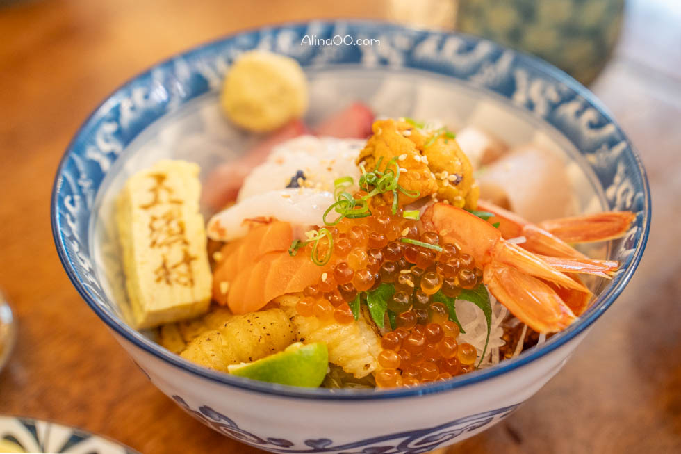 【台北美食】五漁村丼飯屋｜內湖海鮮蓋飯,海膽鮮甜好吃價格划算 @Alina 愛琳娜