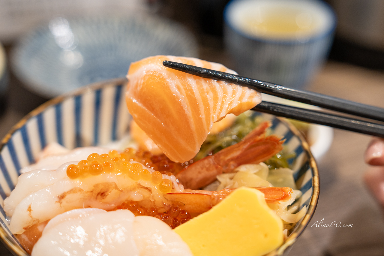 【台北美食】吉川海鮮丼飯專門店｜平價生魚片蓋飯,可自選配料 @Alina 愛琳娜