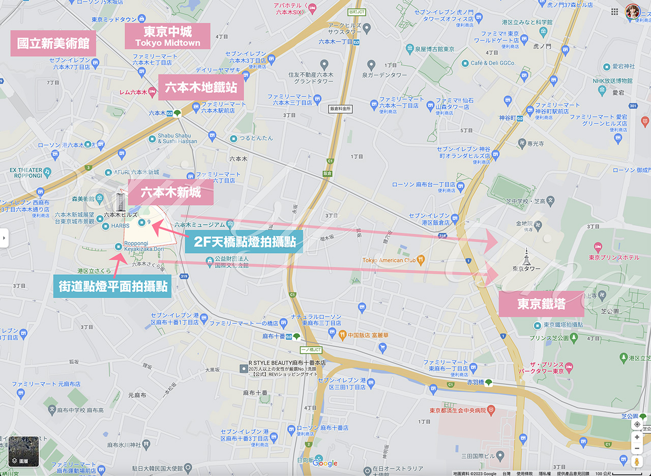 2025東京六本木聖誕點燈｜夜景照片最佳拍攝位置推薦 @Alina 愛琳娜