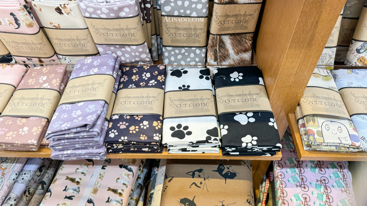 【京都購物】寺町京極商店街布店推薦-野村裁縫花色多價格超便宜 @Alina 愛琳娜