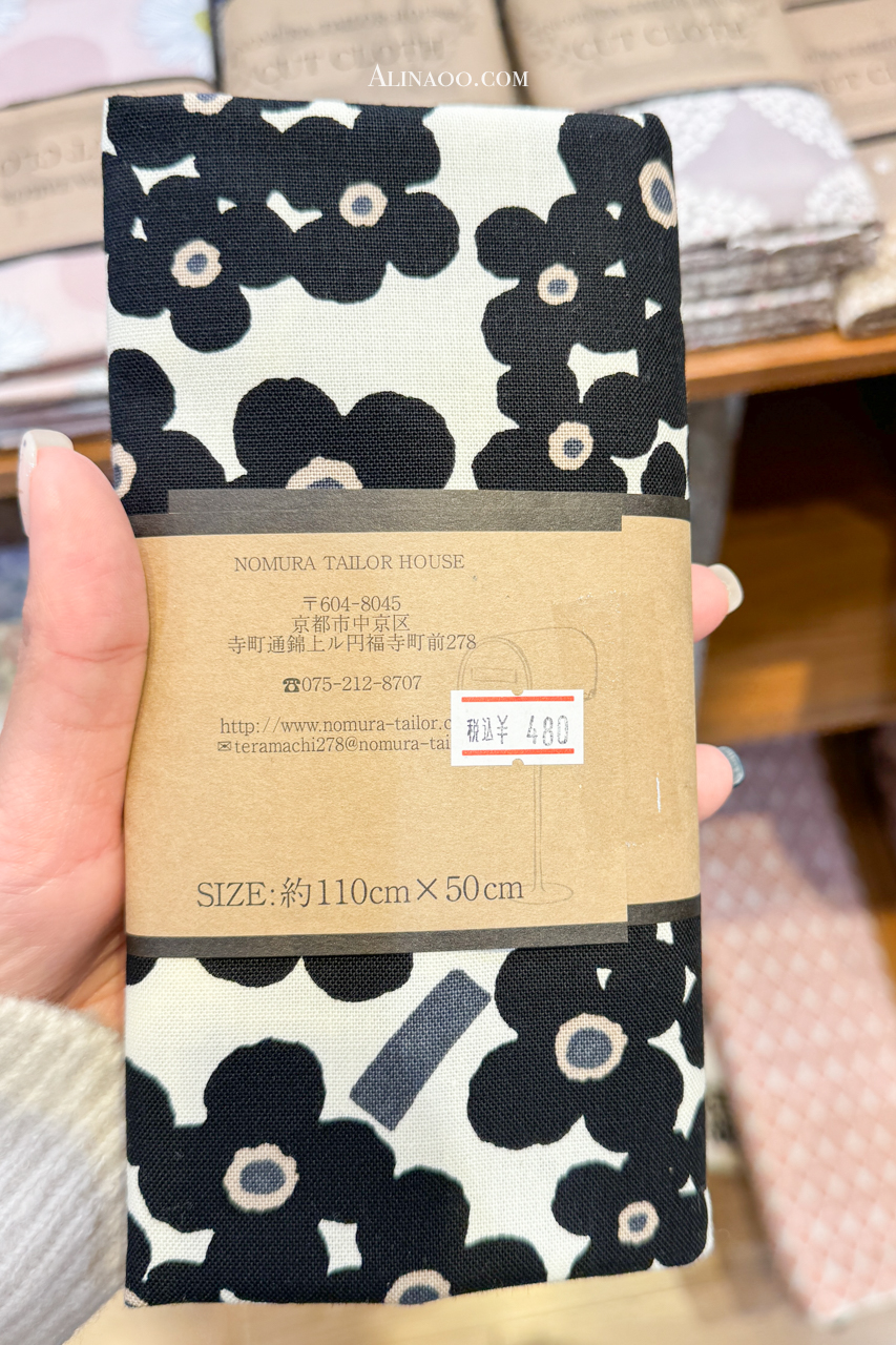 【京都購物】寺町京極商店街布店推薦-野村裁縫花色多價格超便宜 @Alina 愛琳娜