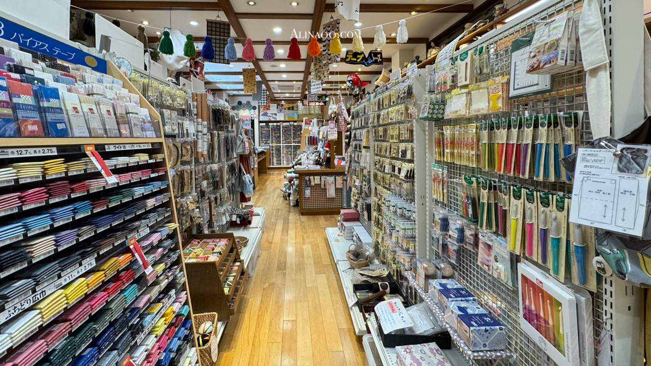 【京都購物】寺町京極商店街布店推薦-野村裁縫花色多價格超便宜 @Alina 愛琳娜