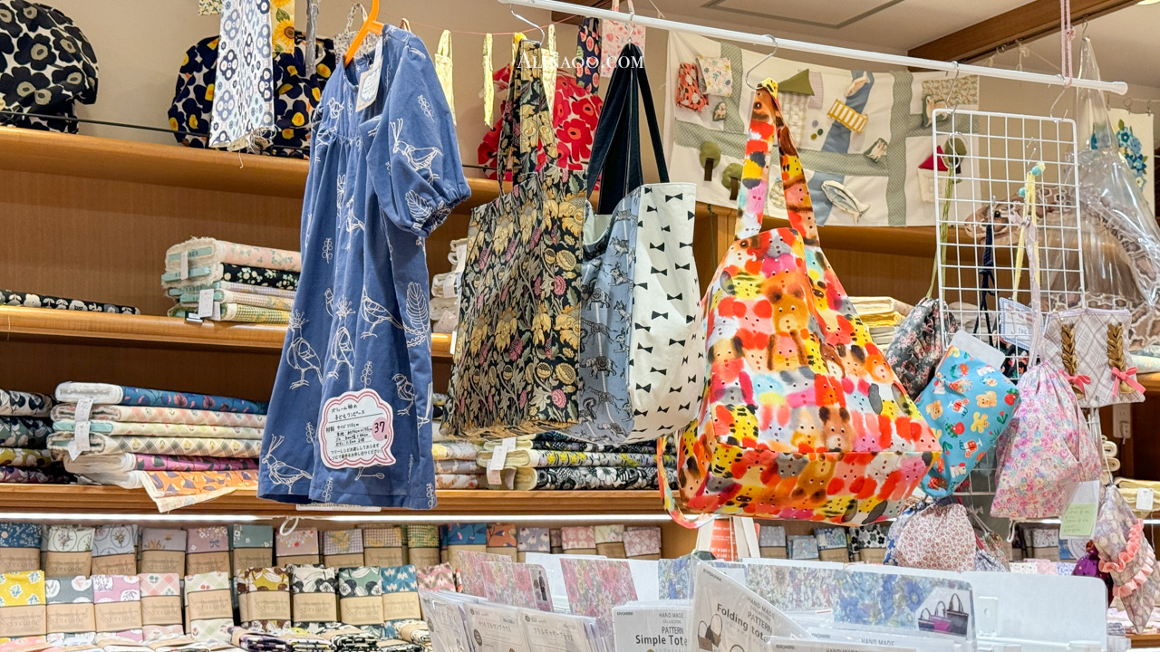 【京都購物】寺町京極商店街布店推薦-野村裁縫花色多價格超便宜 @Alina 愛琳娜