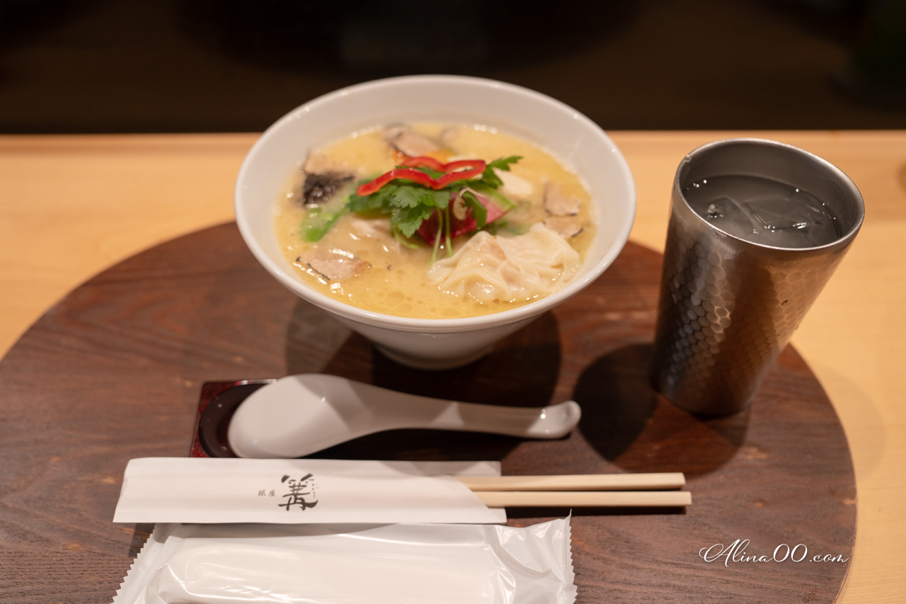 【東京美食】銀座篝拉麵本店/米其林指南推薦濃厚系雞白湯拉麵soba @Alina 愛琳娜