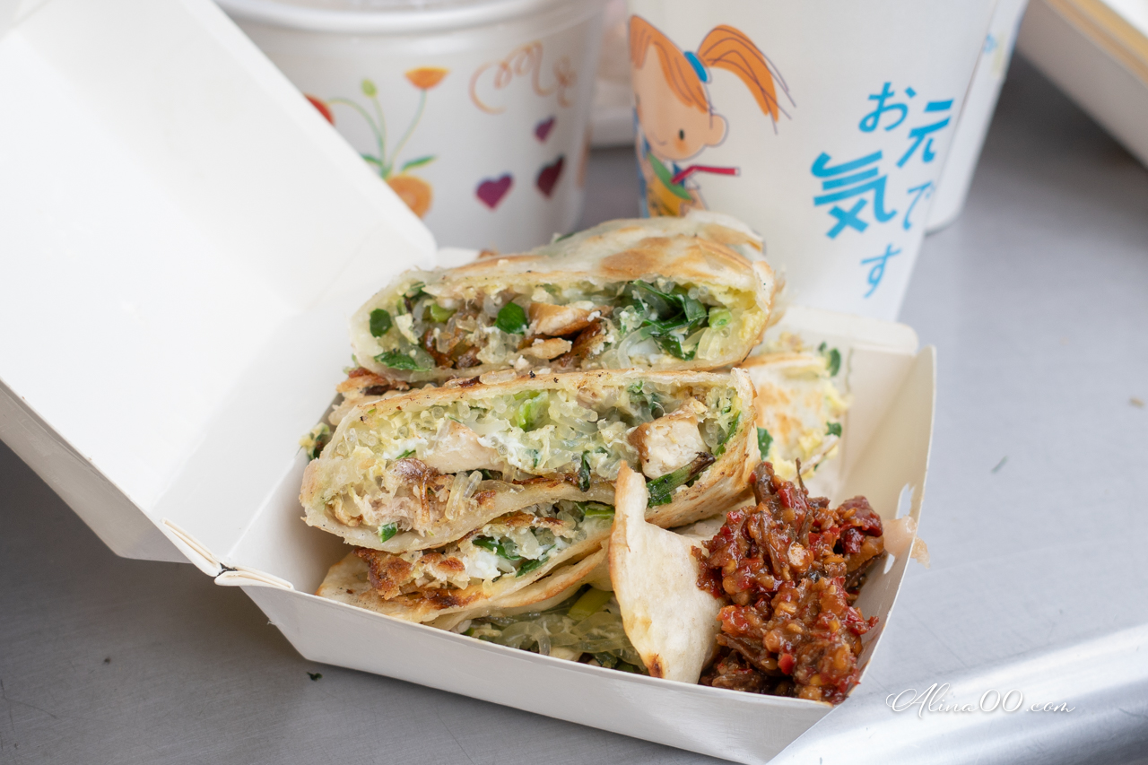 【台北美食】東湖阿枝早點/古早味早餐店,韭菜蛋餅超好吃 @Alina 愛琳娜
