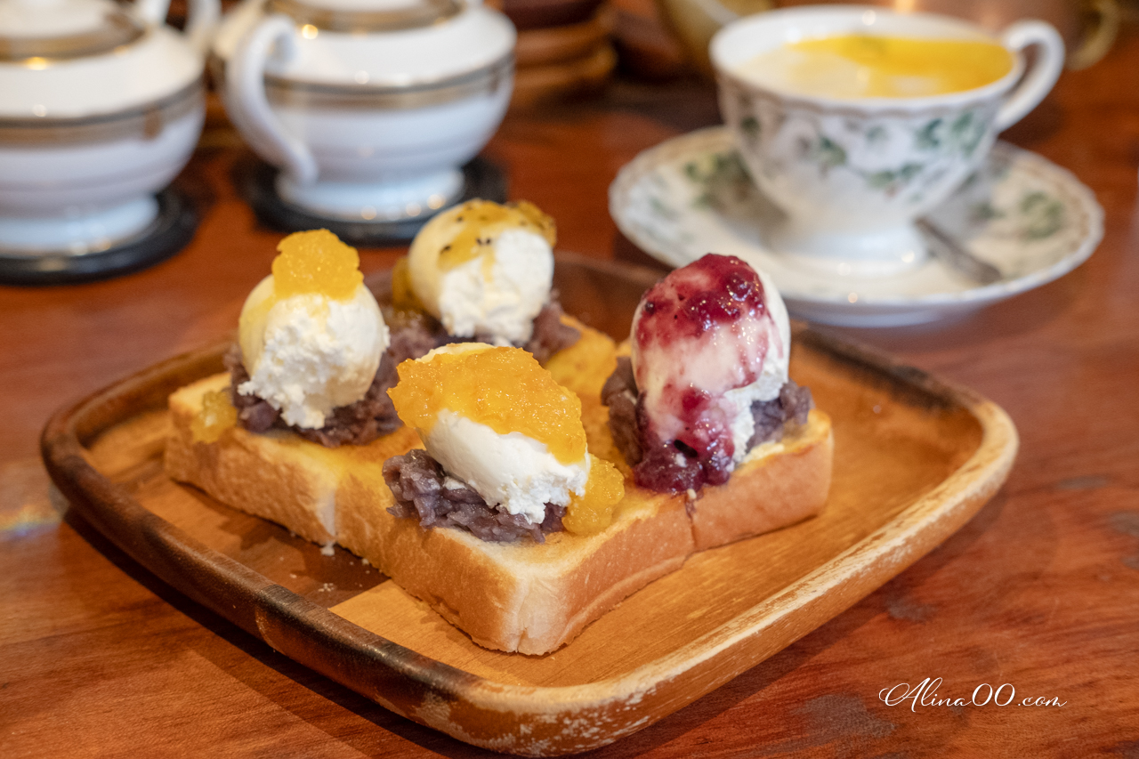 【名古屋美食】KAKO咖啡店｜早餐吃4種果醬紅豆奶油吐司 @Alina 愛琳娜