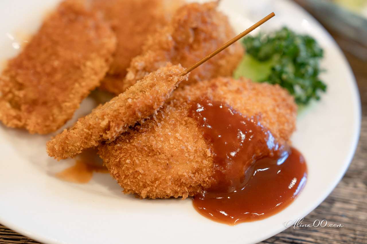 【大阪美食】明治軒 串炸定食蛋包飯|平價定食口味選擇多 @Alina 愛琳娜 【大阪美食】明治軒 串炸定食蛋包飯|平價定食口味選擇多 @Alina 愛琳娜