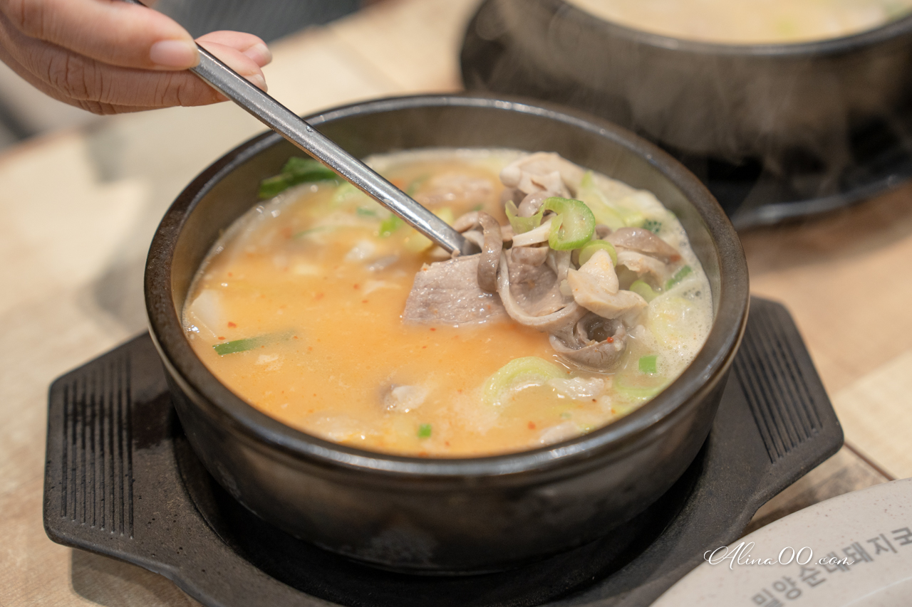 釜山海雲台密陽血腸豬肉湯飯｜24小時營業再晚也能吃到 @Alina 愛琳娜