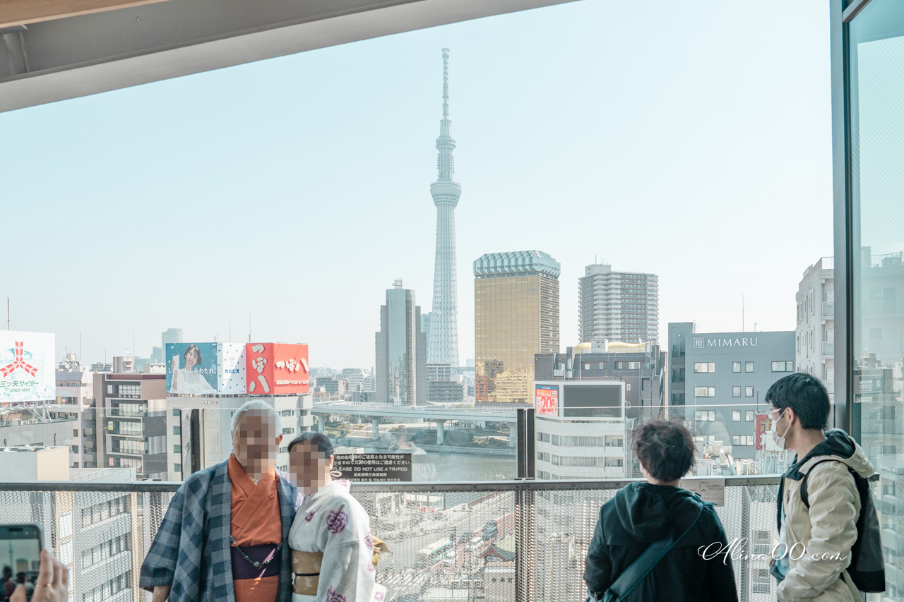 東京淺草文化觀光中心｜8樓免費觀景台看淺草寺+晴空塔 @Alina 愛琳娜