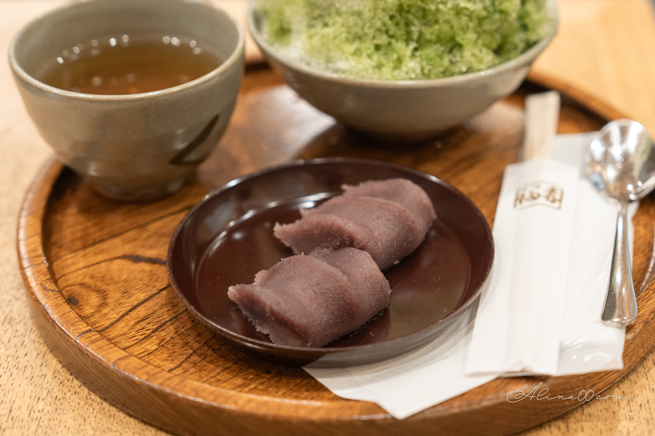 【名古屋甜點】赤福茶屋｜伊勢名物伴手禮 紅豆麻糬配抹茶冰 @Alina 愛琳娜