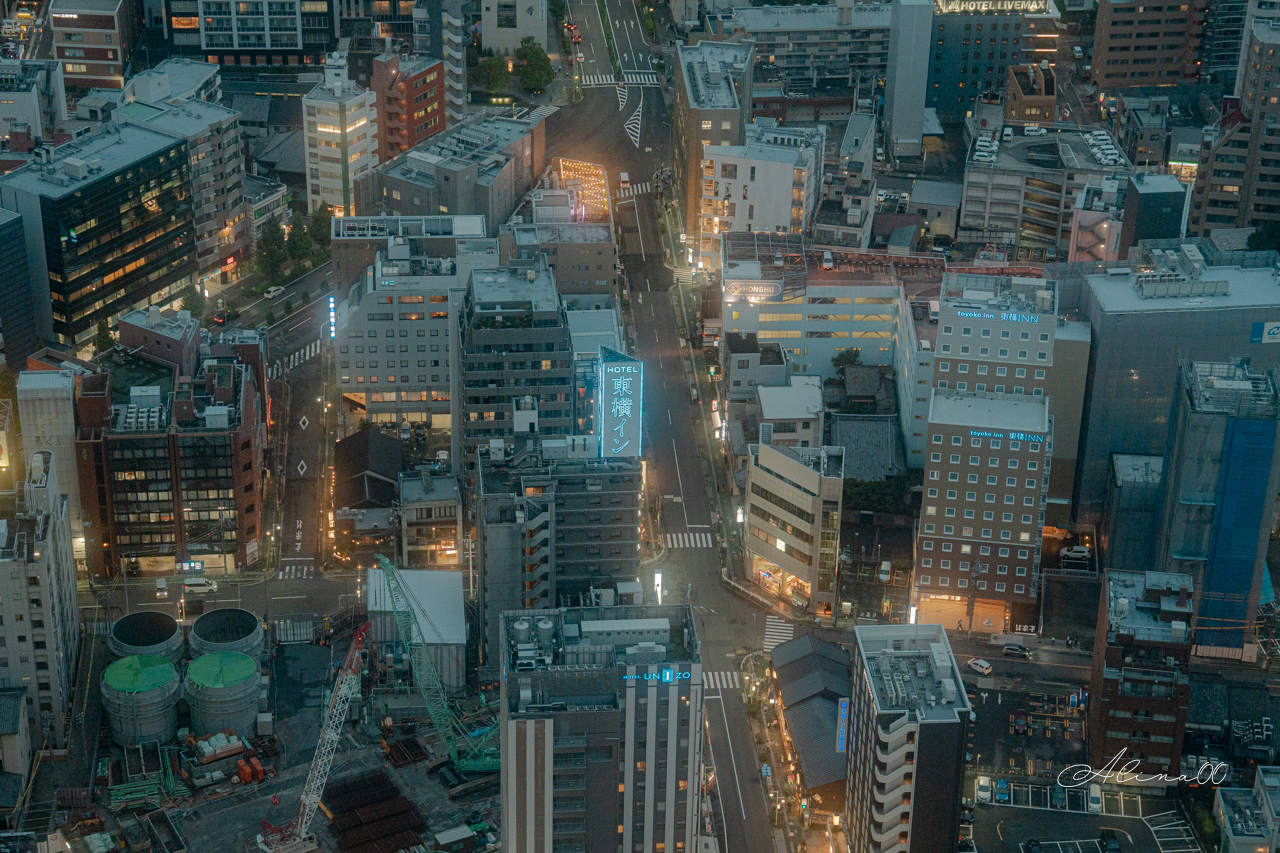 【名古屋景點】Sky Promenade 戶外觀景台,眺望名古屋城夜間點燈 @Alina 愛琳娜