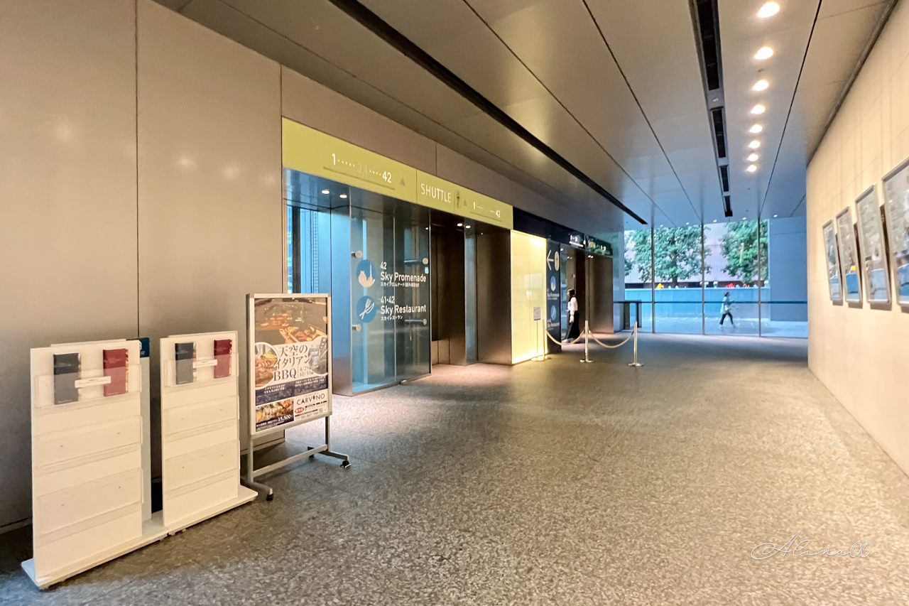 【名古屋景點】Sky Promenade 戶外觀景台,眺望名古屋城夜間點燈 @Alina 愛琳娜