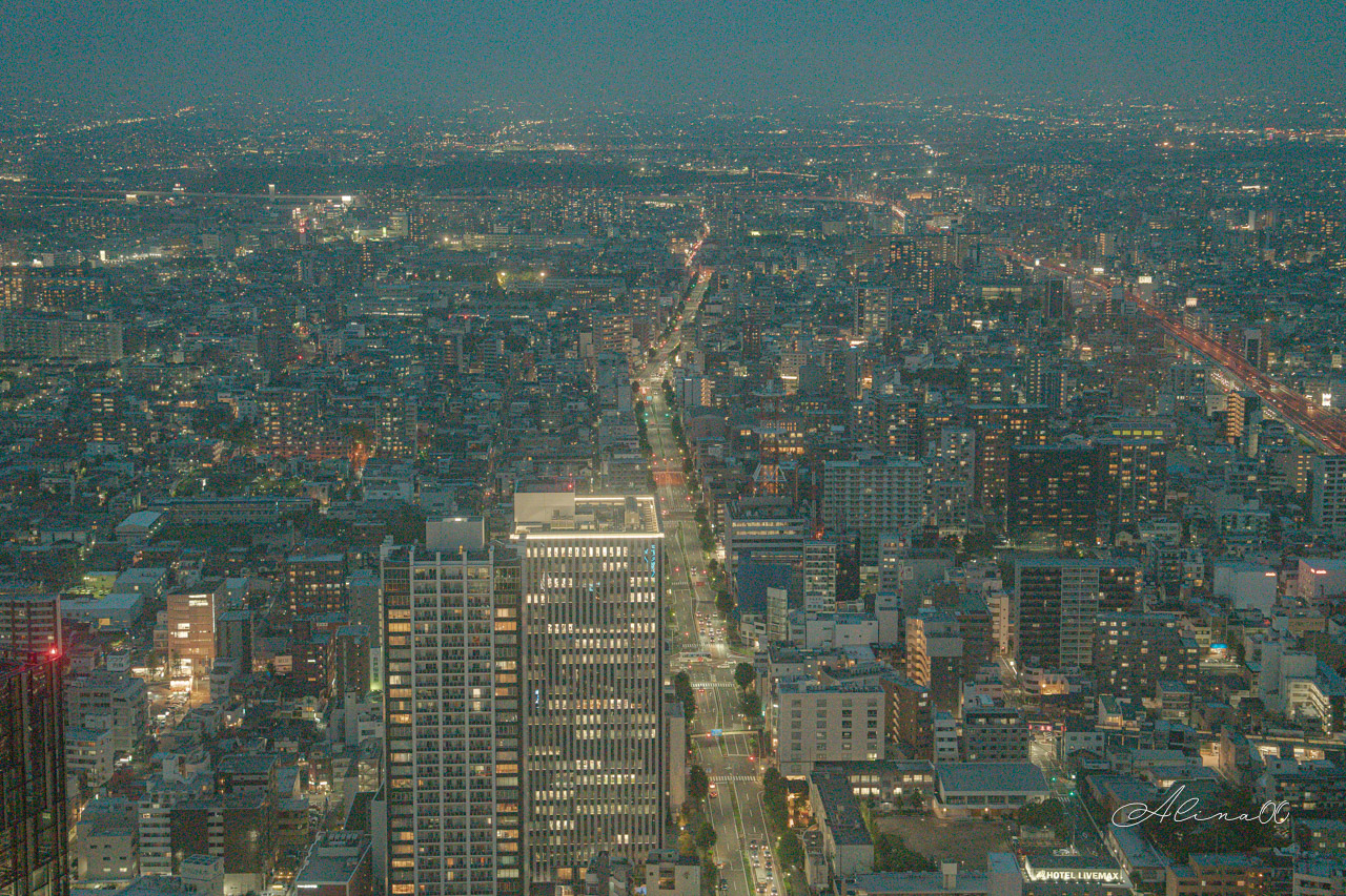 【名古屋景點】Sky Promenade 戶外觀景台,眺望名古屋城夜間點燈 @Alina 愛琳娜
