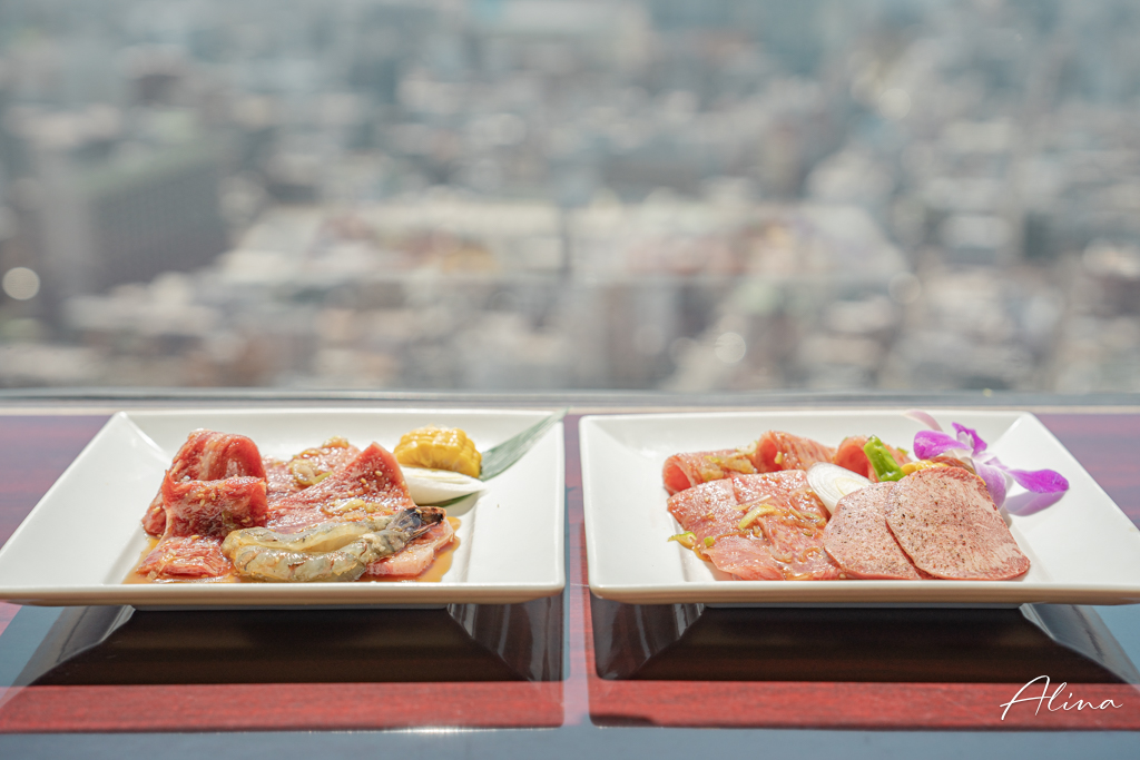 東京敘敘苑燒肉晴空塔店｜窗邊訂位攻略,午間套餐很划算 @Alina 愛琳娜