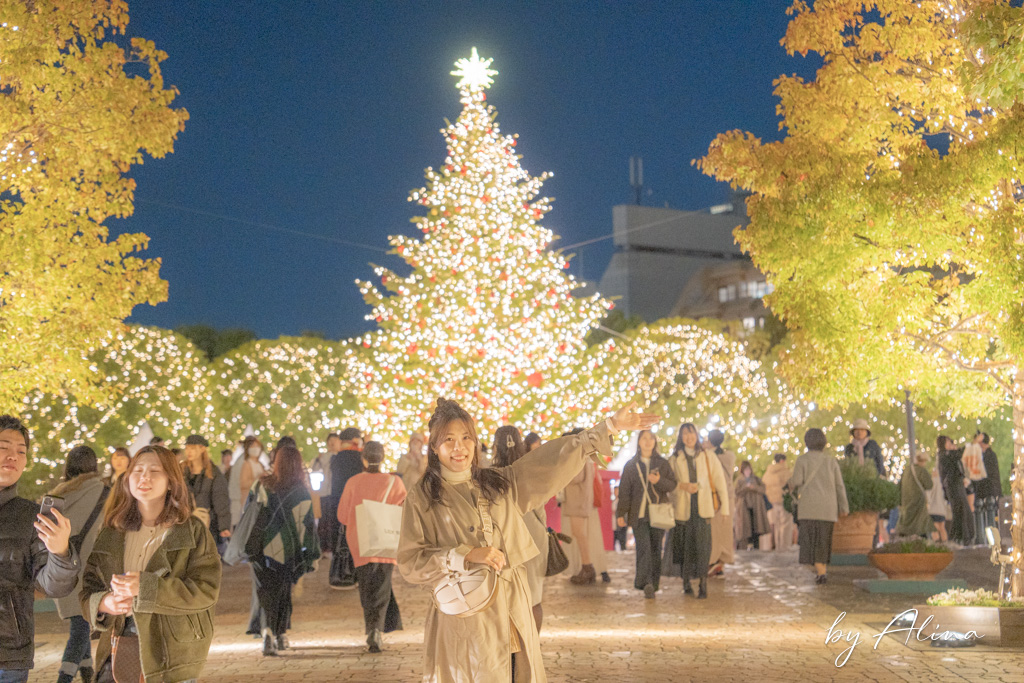 東京惠比壽花園廣場聖誕點燈｜巨大水晶吊燈展現冬季浪漫 @Alina 愛琳娜